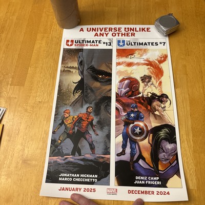 Marvel Insider 13x20 Double Sided Poster Signed By Deniz Camp!!!