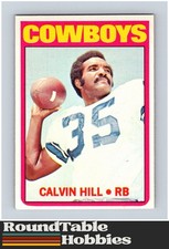 1972 Topps Football Dallas Cowboys Calvin Hill #224