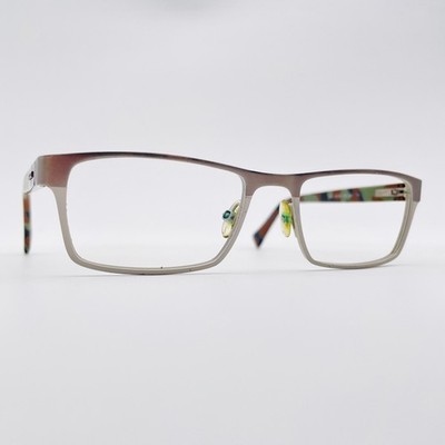 POLIZEI Brille SILBER/HELLGRAU RECHTECKIG Brillengestell MOD: RAY VK534 