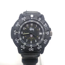 STUSSY × LUMINOX US Navy Seal Dive Watch Black Quartz Men's Wristwatch