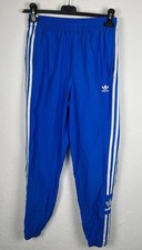Adidas Originals Women’s Blue White Track Pants XS Polyester Joggers