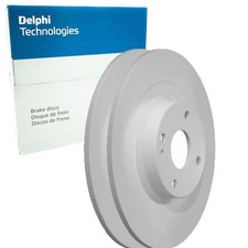 2X DELPHI BREMSSCHEIBEN 280mm VOLL HINTEN PASSEND FÜR ABARTH 124 FIAT 124 MAZDA