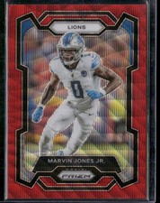 2023 Panini Prizm Marvin Jones Jr Red Wave Prizm 126/149 #102 Detroit Lions