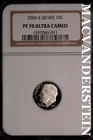 2004-S Roosevelt Dime- Silver- NGC PF-70- Ultra Cameo Luster #SLM419