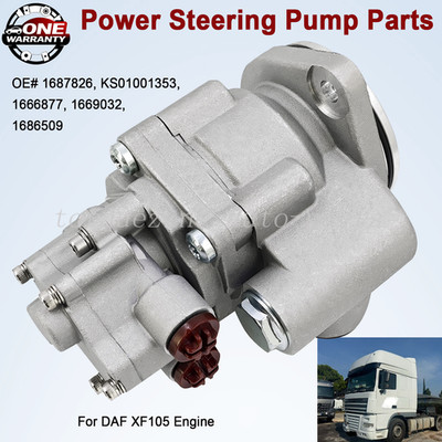 1687826 Power Steering Pump for DAF XF105 Engine 1797652 KS00001394 1669032 NEW