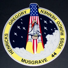NASA - Mission 44  -  Sticker -  4 "
