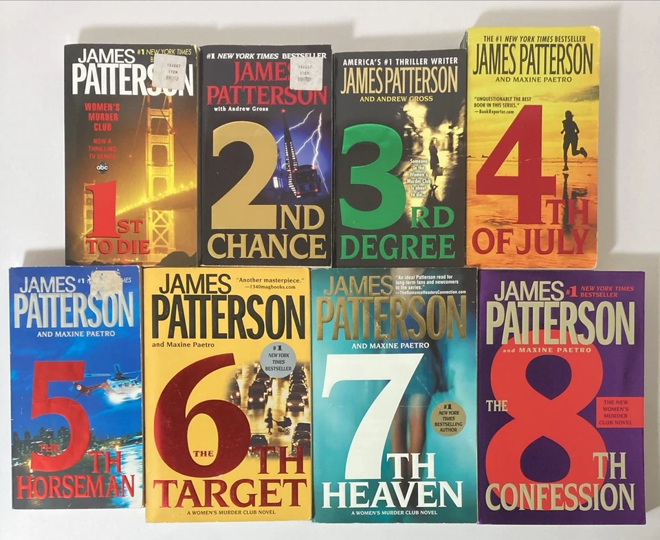 Lot - (Books #1-23 + 23.5) Women's Murder Club By James Patterson Most Like New Foto 2 de 4