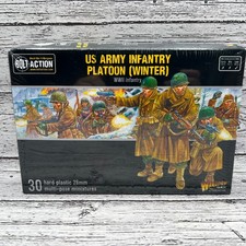 Bolt Action US Army Infantry Platoon Winter 28mm Miniatures Warlord Games