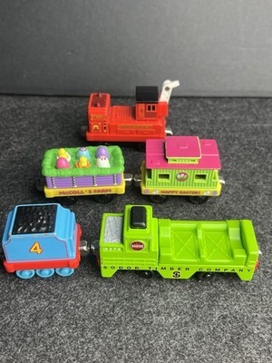 Lot Of 5 Thomas The Train Metal Diecast Cars Learning Curve Eastes Timber Rescue