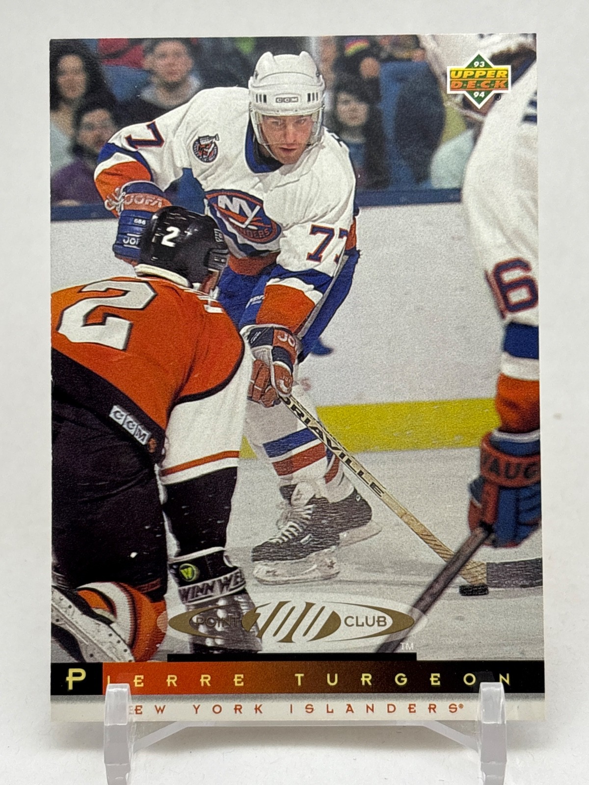 1993-94 Upper Deck [100 Point Club] #224 Pierre Turgeon New York Islanders