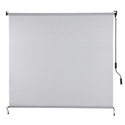 #ad Aoodor Outdoor Solar Fabric Roller Shad 5% Openness Cordless Sun Roll up Shade $79.99