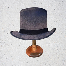 Black Silk Top Hat Steampunk Costume Cosplay Hat