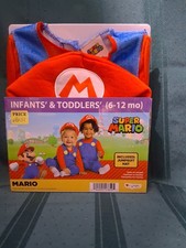Super Mario Baby Toddler Halloween Costume 6-12 Months