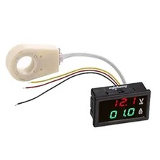 Volt Amp Meter, DC 5-100V 100A Dual Display Current Voltage Meter, Digital Mini