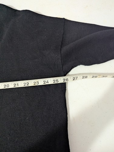 Eileen Fisher Top XL Linen Boxy Oversized Black Semi sheer Beachy Coastal - Picture 6 of 8