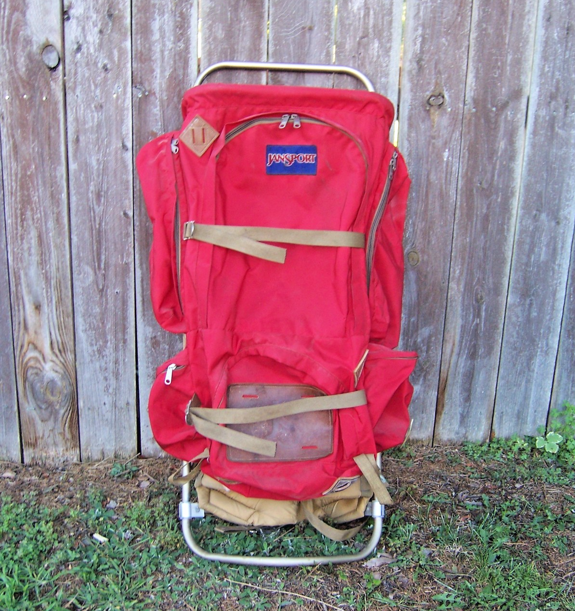 Vintage Jansport D3 External Frame Hiking Camping Backpack Hip