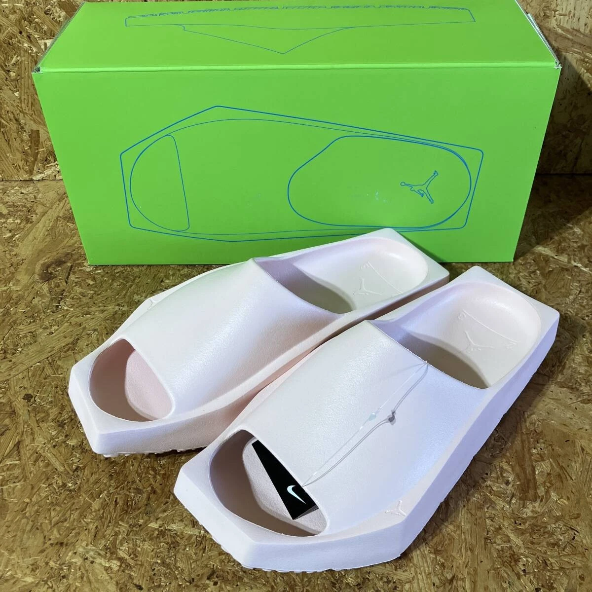 NIKE Sandali da donna rosa 9.0US marca Jordan Wmns diapositiva esagonale us9