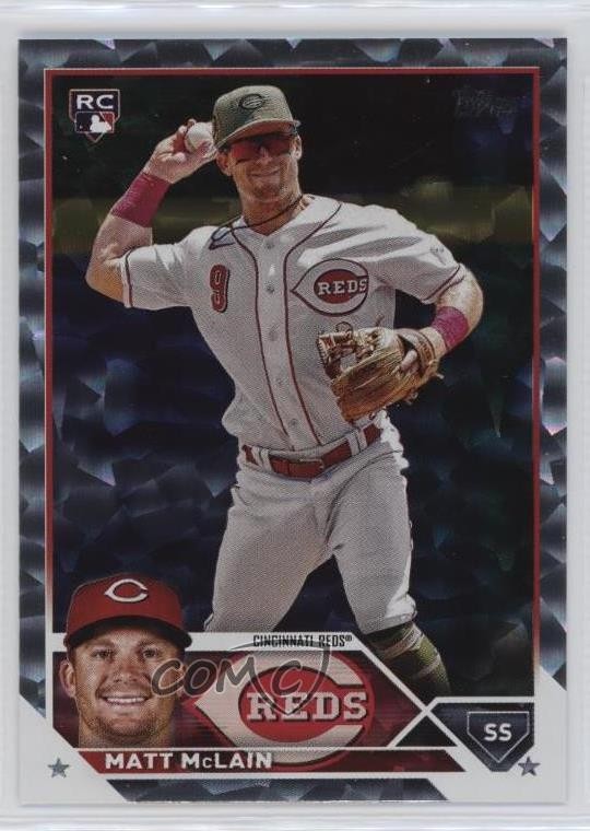 2023 Topps Update Silver Patterned Foil Matt McLain #US199 Rookie RC 1ek2