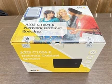 NEW OPEN BOX Axis C1004-E Network Cabinet Speaker Black (0923-001)