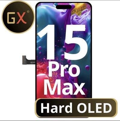 Display GX OLED Hard for IPhone 14 pro  Bis 16 Pro Max Touch Screen Schwarz Neu 