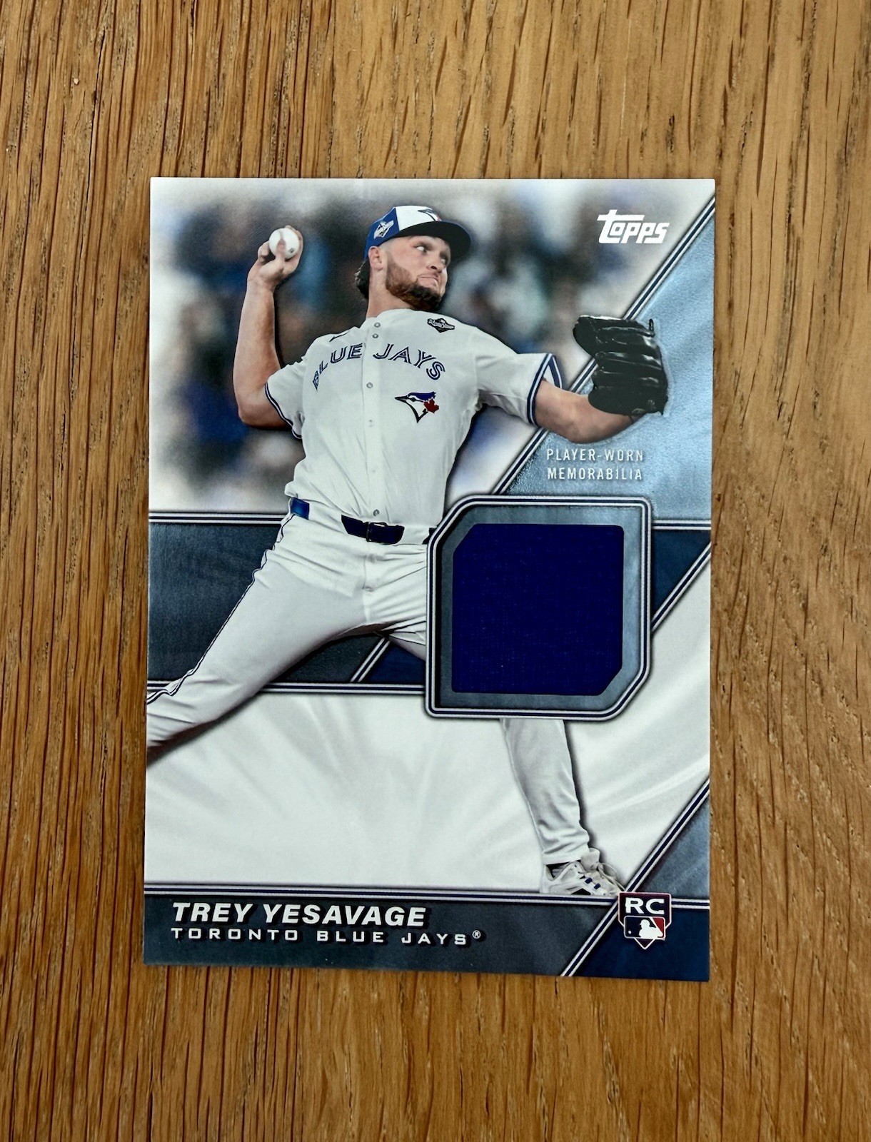 2026 Topps Series 2 Trey Yesavage RC MLM Relic #MLM2-TY Toronto Blue Jays