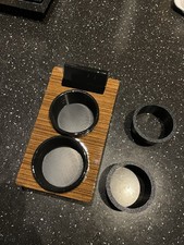 Getr&auml;nkehalter Zebrano W124 Mercedes Benz A124/C124 E Klasse Mittelkonsole 2x