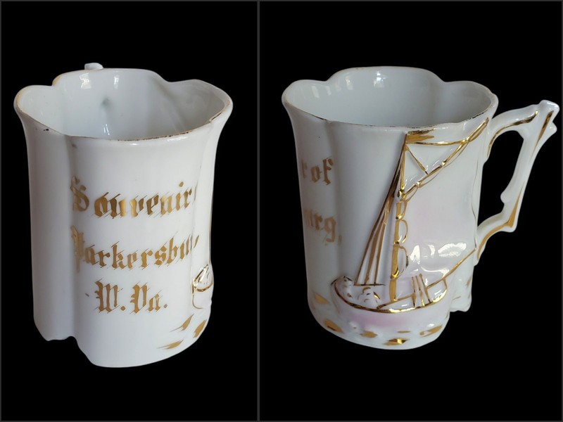 Ca. 1910 Souvenir of Parkersburg W.Va.  Cup