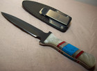1989~WESTERN U.S.A.~UNUSED~HIGH END CUSTOM 777 BOOT DAGGER KNIFE w/ORIG. SHEATH~ — photo 8