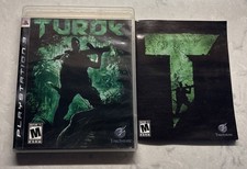 Turok (Sony PlayStation 3, 2008)w/ Manual TESTED PS3