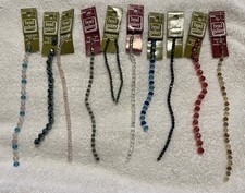 Bead Gallery Assortment Glass Beads Lot Of 10 Mixed Styles Strands jewelry Make