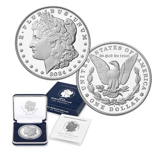 2024 S Morgan PROOF Silver Dollar $1 San Francisco OGP w/COA~ NICE SPECIMEN (A)