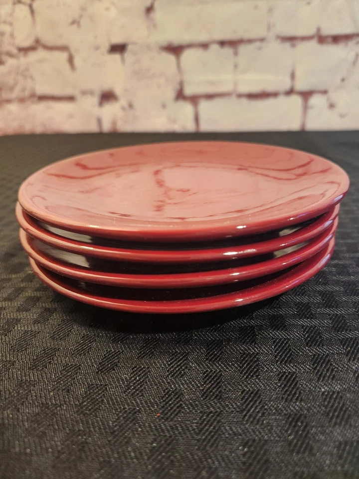 NUEVO Juego de 4 platos de aperitivo redondos de chef mimado arándano retirados #2062 Foto 3 de 4