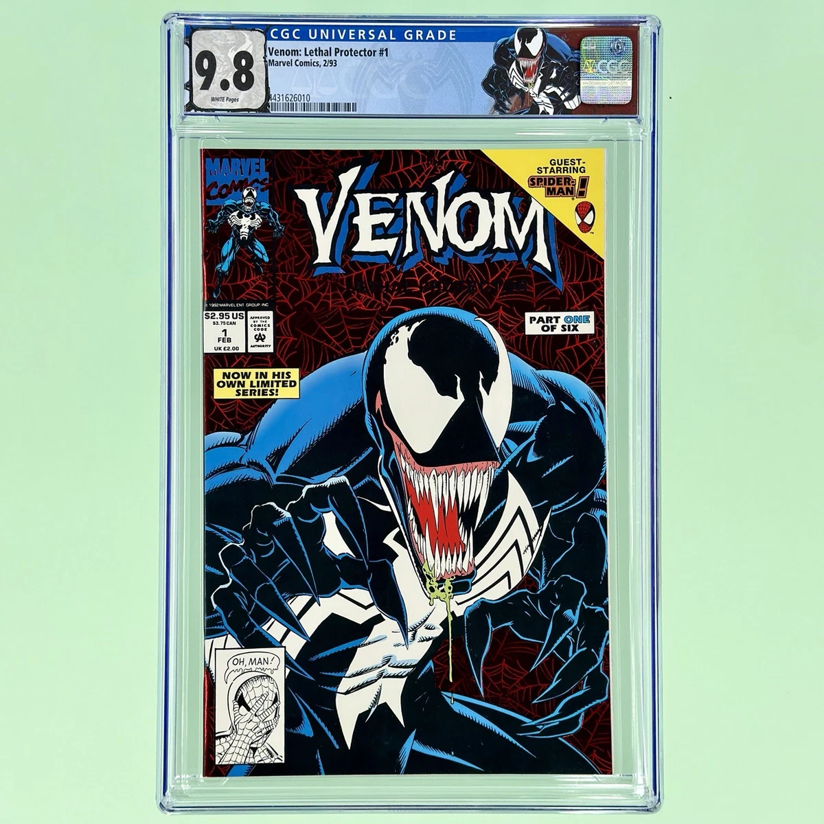 Venom Certified Guaranty Company (CGC) 9.8 Near Mint/Mint Comics