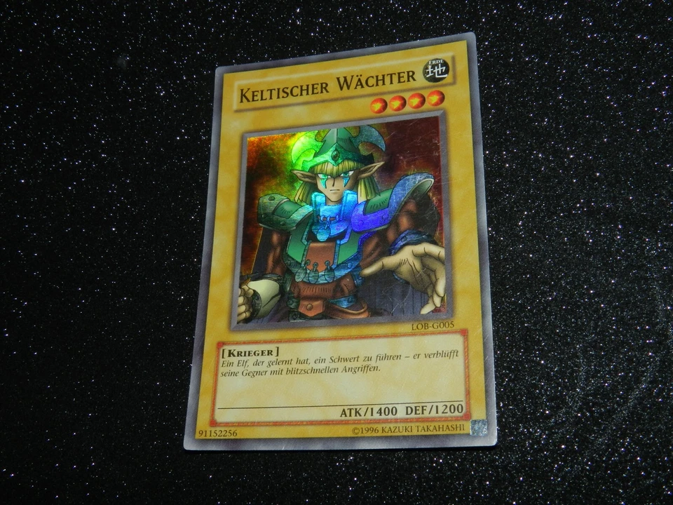 Yugioh KELTISCHER WÄCHTER , lob-g005 super rare deutsch Excellent ! - Bild 2 von 4