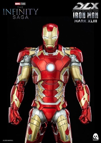Infinity Saga Figura 1/12 DLX Iron Man Mark 43 16 cm THREEZERO 3Z0247 - Imagen 17 de 19