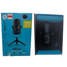 JLab Talk USB Microphone Condenser Studio Tripod Mount 96kHz 24Bit Recording