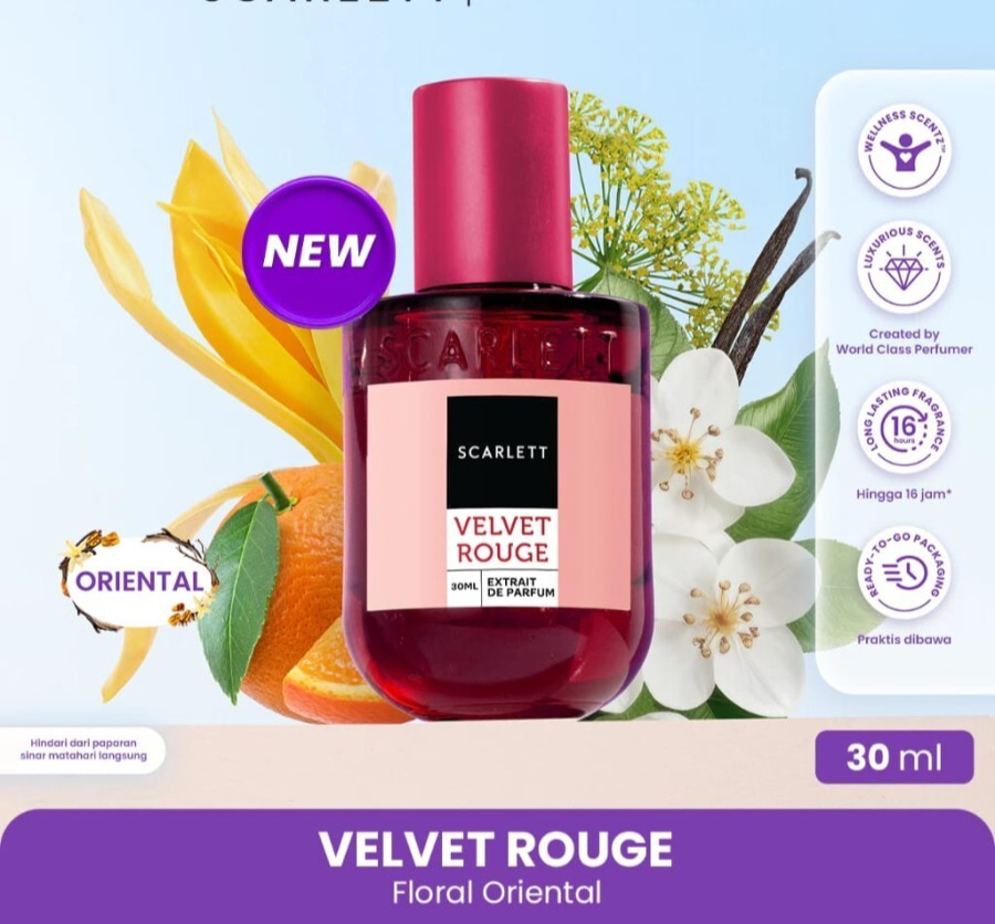 SCARLETT Extrait de Parfum EdP Velvet Rouge 30ml | eBay
