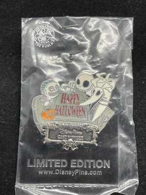 Disney Pin - Happy Halloween Nightmare 2010 Cast NBC Jack Zero Barrel 80314 LE