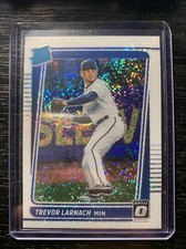 2021 Optic Trevor Larnach White Sparkle Rated Rookie SSP Minnesota Twins #127 RC