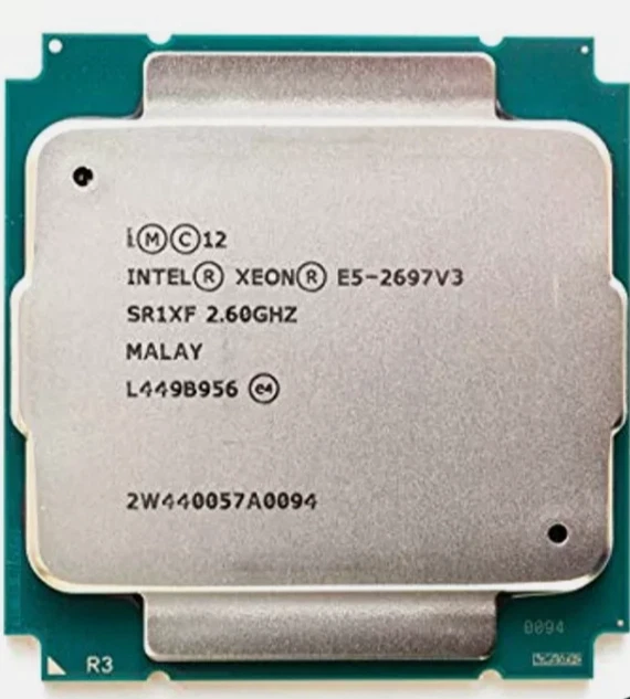 Intel Xeon E5-2697 V3 2.6GHz SR1XF 14 Cores 28 Threads LGA2011-3 CPU Processor - Image 3 of 4