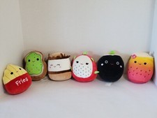 Squishmallows Food Squad Plush Toy - Lot of 6 - 5"