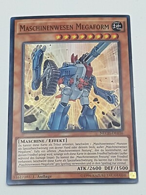 Yu-Gi-Oh Einzelkarte Maschinenwesen Megaform NM Super Rare 