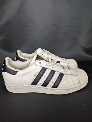 Adidas Originals Superstar White & Black Sneaker Herren UK 4