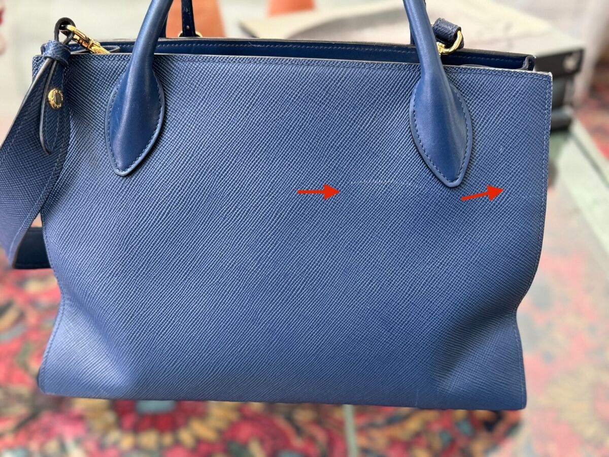 Prada Saffiano Bluette Medium Bag | eBay Prada Saffiano Bluette Medium Bag | eBay