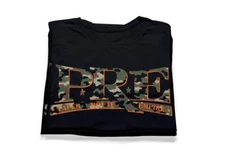 PRE Paper Route Empire Camo Logo Black T-Shirt (FREE SHIPPING) Young Dolph
