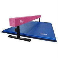 8' Adjustible Balance Beam W/ 12 - 18 Base (pink) 8' Adjustible Balance Beam W/ 12 - 18 Base (pink)