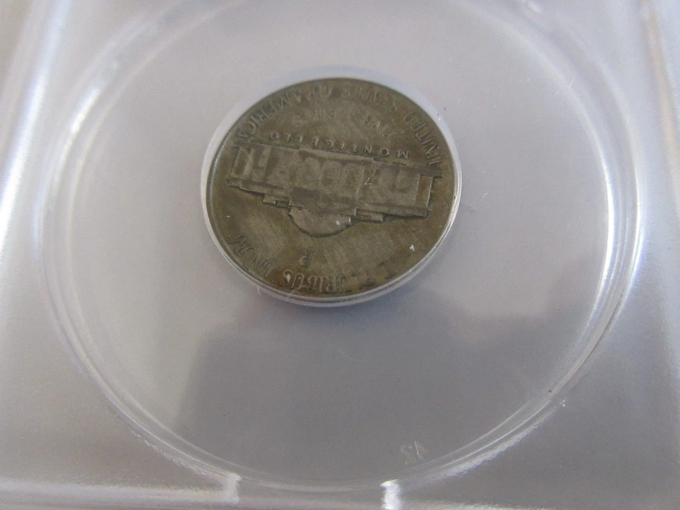 1945-P , Jefferson Nickel , EF 40 , Anacs - Image 4 of 4