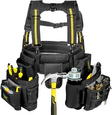 Bravex Tool Pouch Tool Belt With Suspenders E...