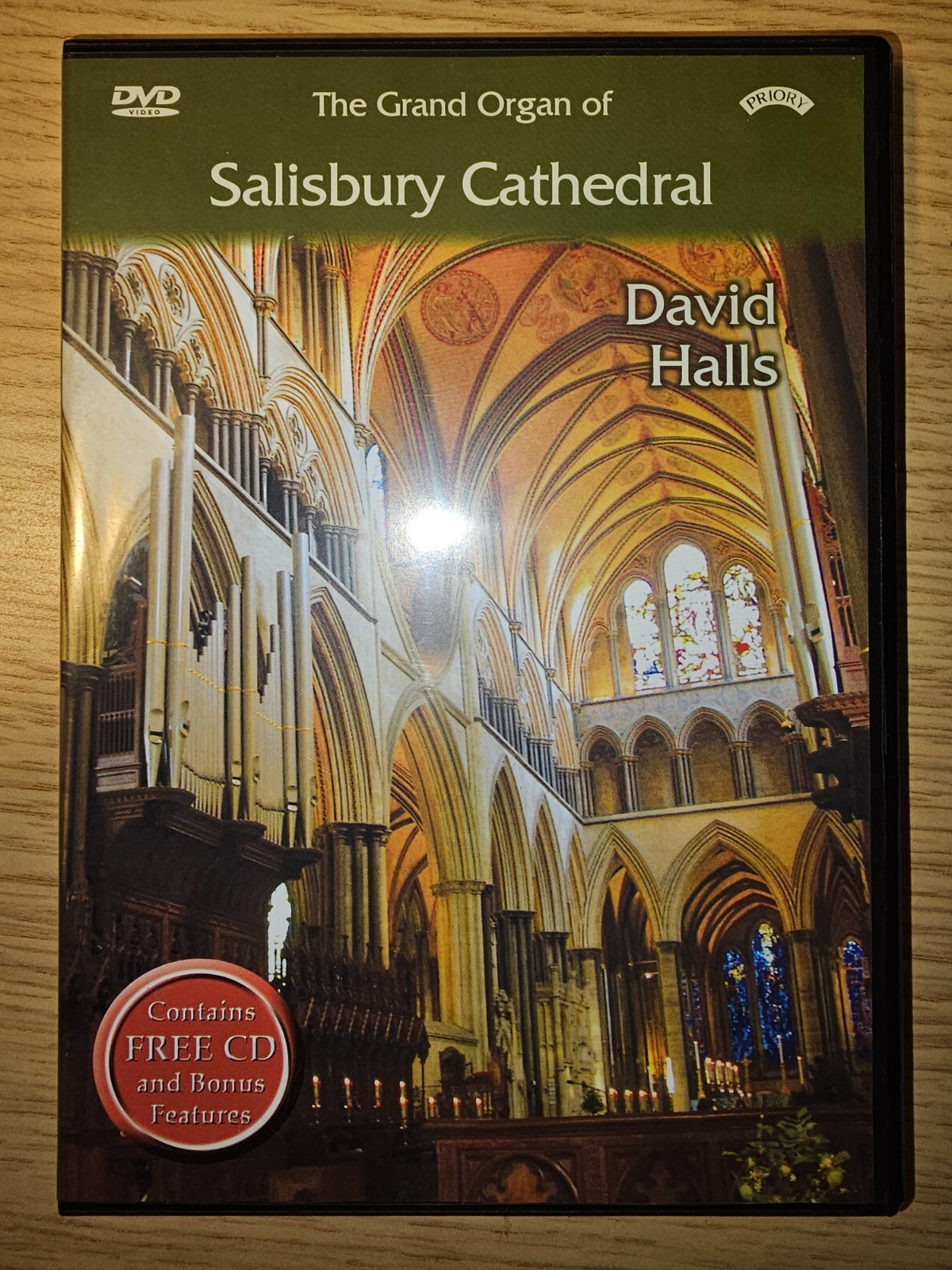 THE GRAND ORGAN OF EXETER CATHEDRAL - DVD + CD - PRE-OWNED GC