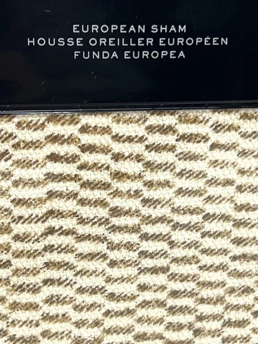 Lauren Ralph Lauren ISLA TEXTURE 1 One European Euro Sham Natural - Picture 4 of 7